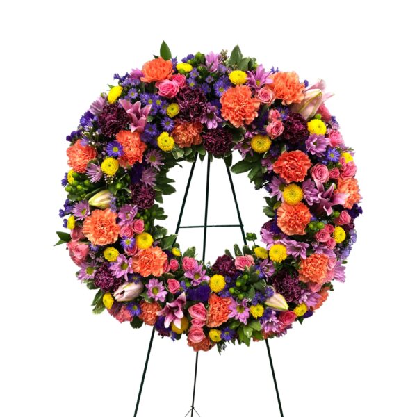 Love and Light Standing Wreath