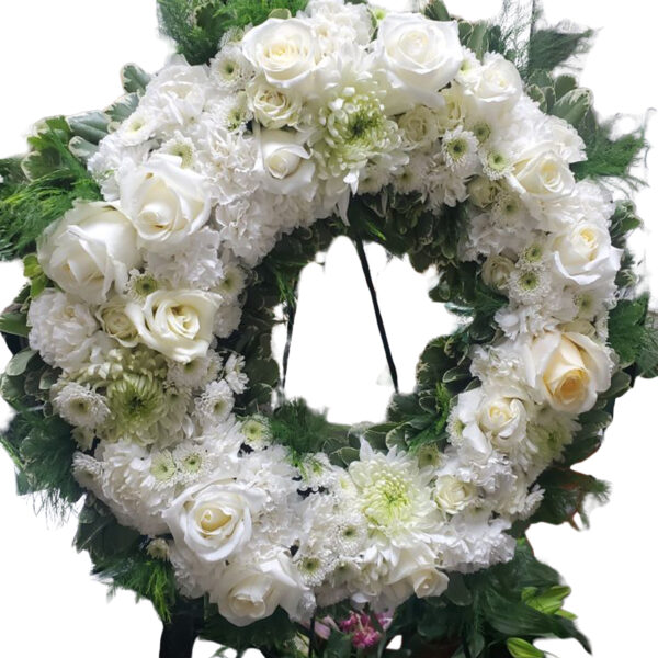 Tender Tribute Standing Wreath - Flowers of Marietta